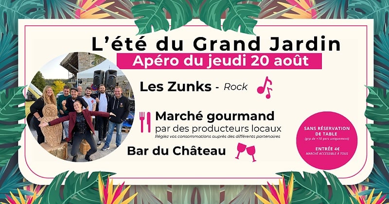 Apéro du jeudi 20 août - Les Zunks