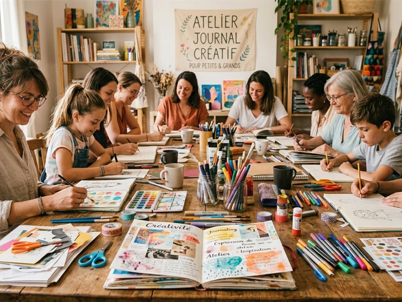Atelier journal créatif