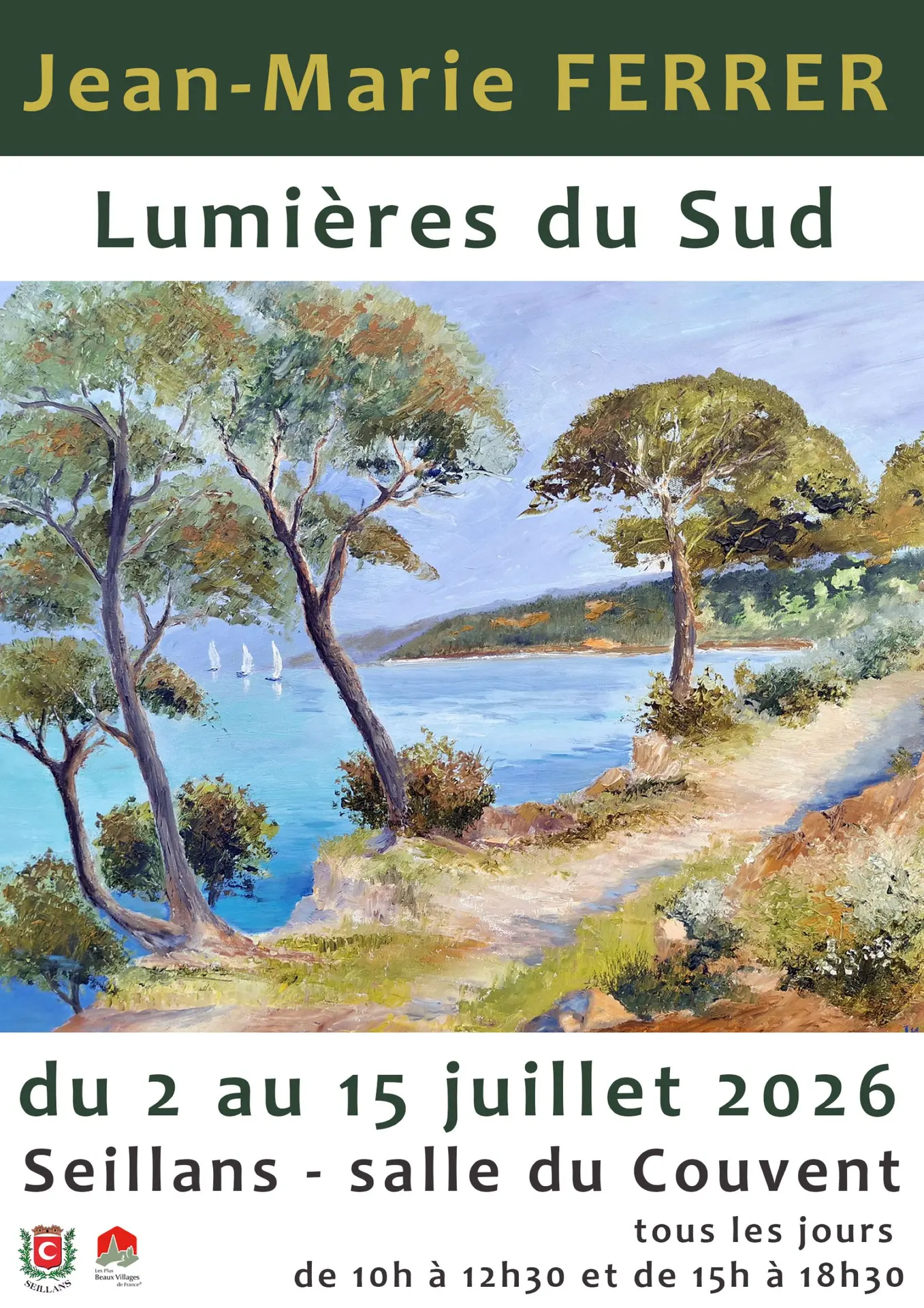 Exposition des peintures de Jean-Marie Ferrer "Lumières du Sud"