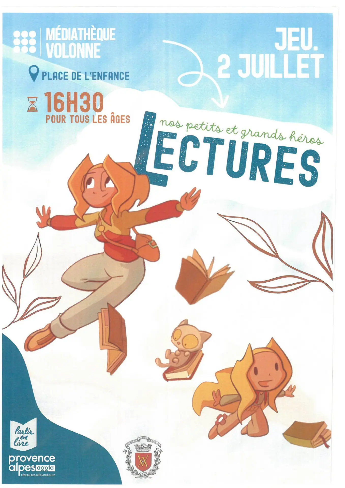 Lectures à la médiathèque de Volonne