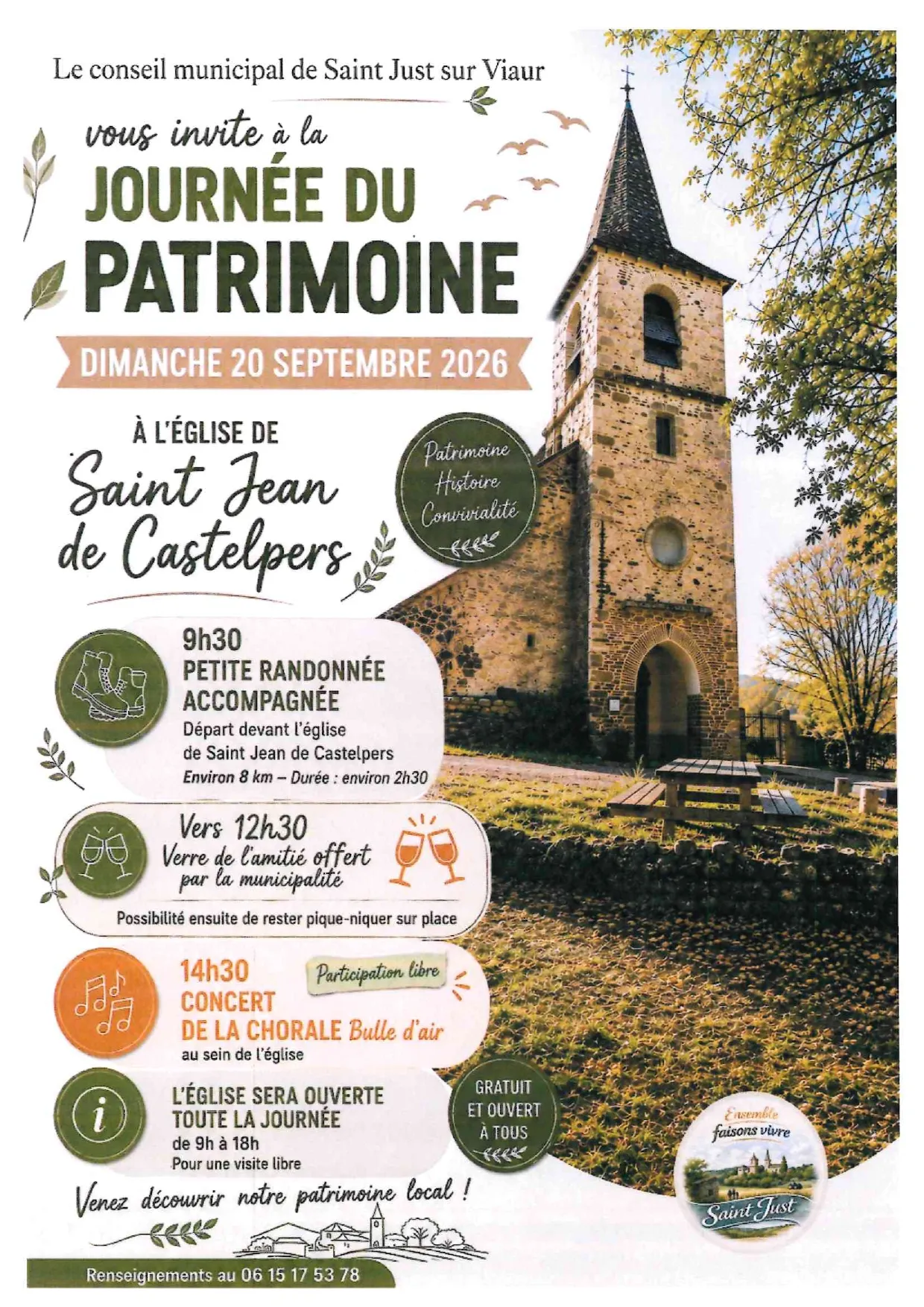 JEP 2026 – Visite de l’église de Saint-Jean de Castelpers