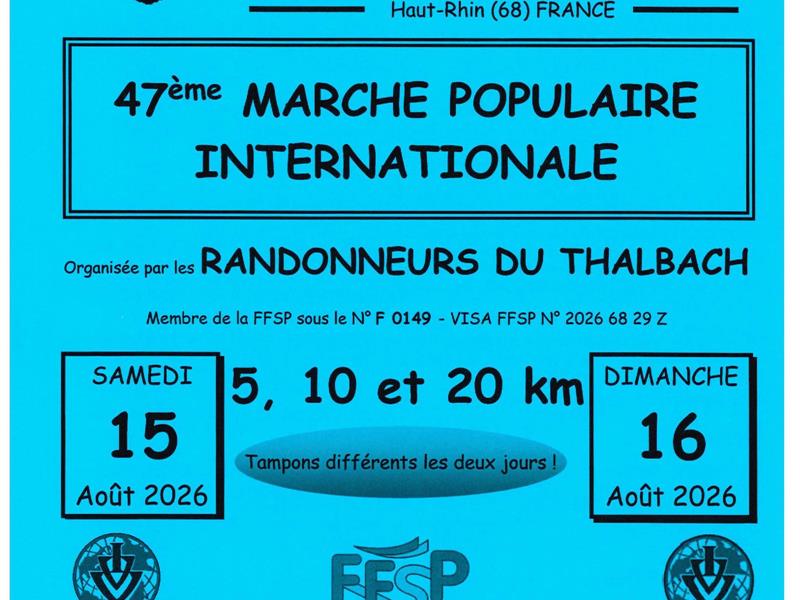 47ème Marche populaire internationale