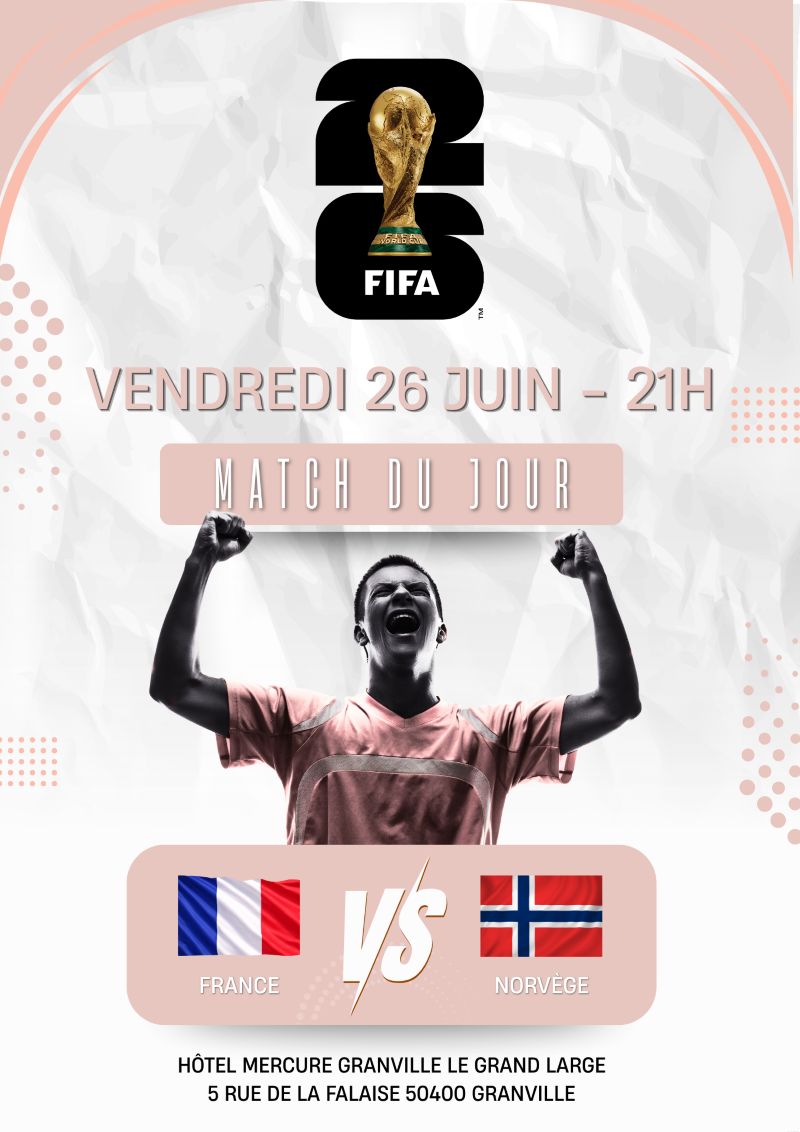 Diffusion du match France-Norvège