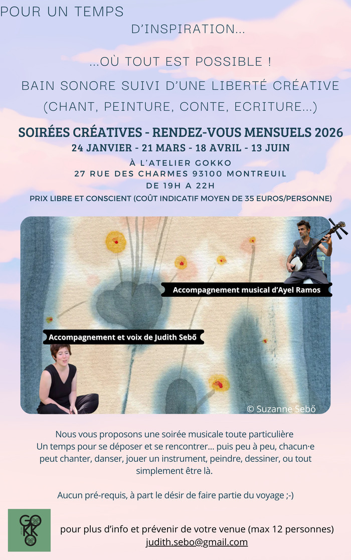 Pour un temps d'inspiration... où tout est possible !