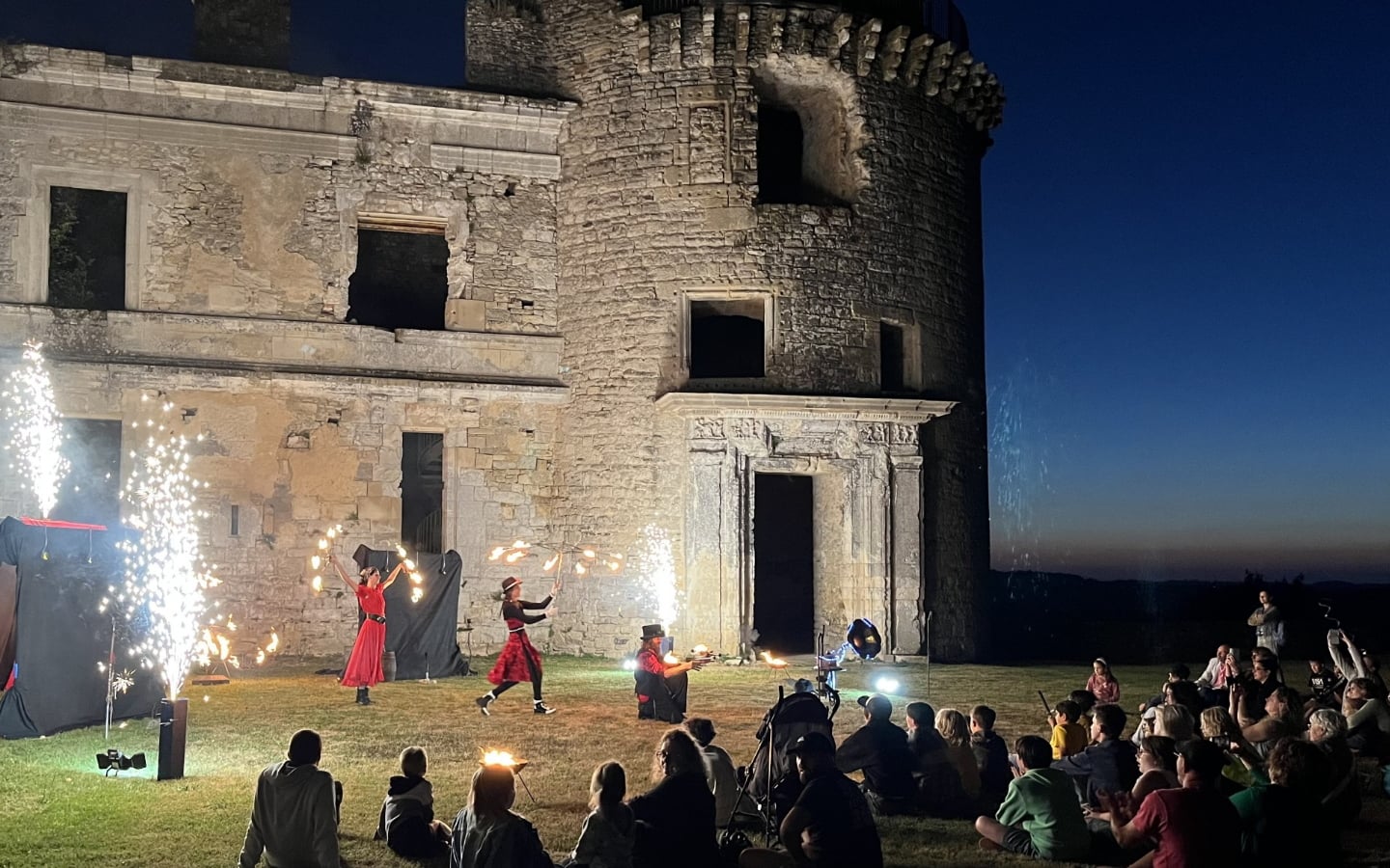 La magie des flambeaux, soirée nocturne en famille