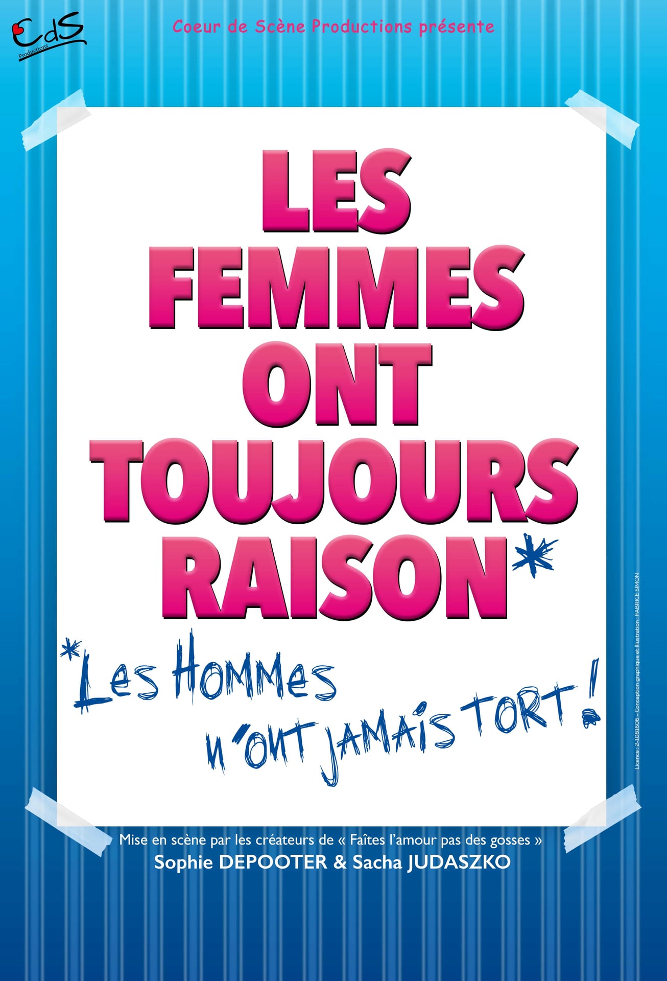 Les femmes ont toujours raison les hommes n'ont jamais tort