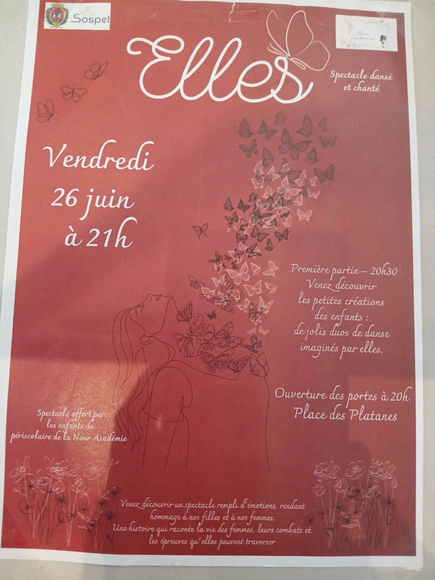 Spectacle chanté et dansé "Elles"