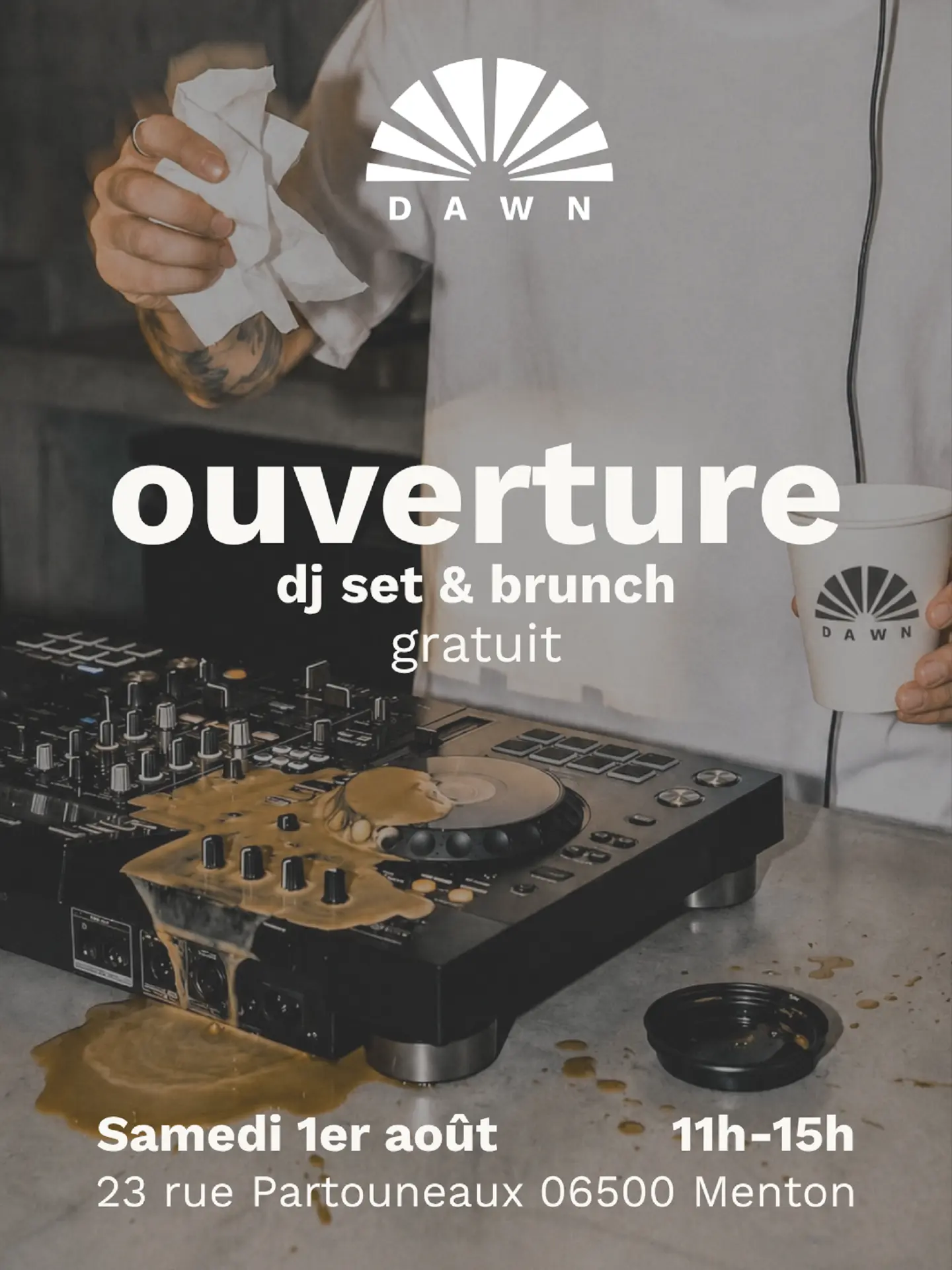 Dj set et brunch gratuit