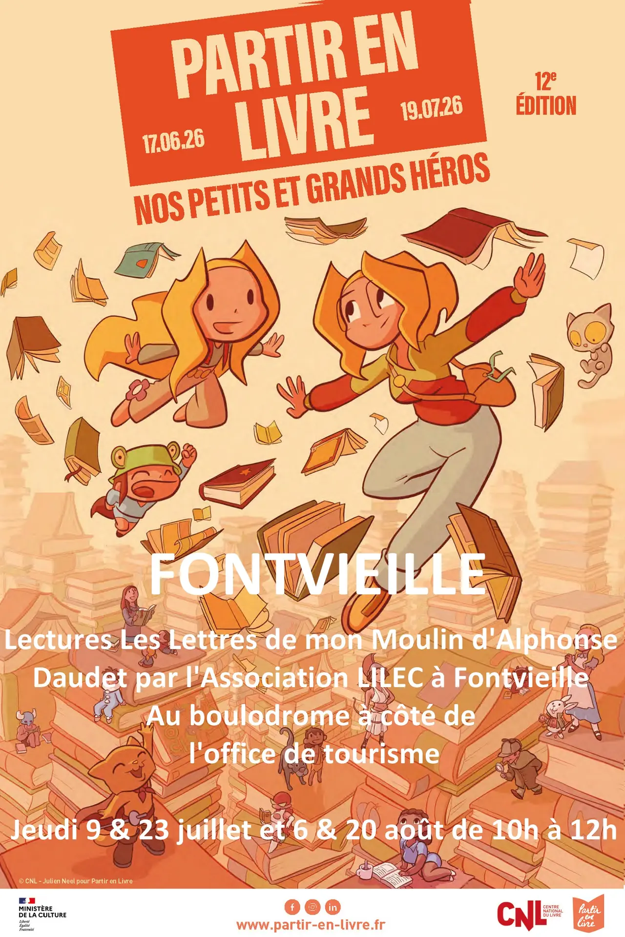 Lectures Les Lettres de mon Moulin par l'association LILEC