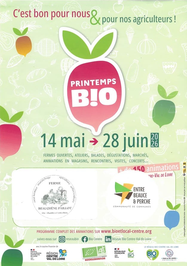 Printemps Bio : Marché Fermier à la Ferme Beauchêne Paillot