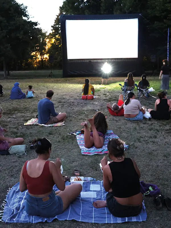 Ciné plein air du centre social de la Capelette