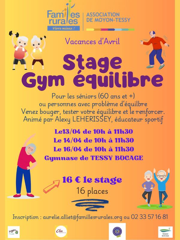 Stage gym équilibre seniors