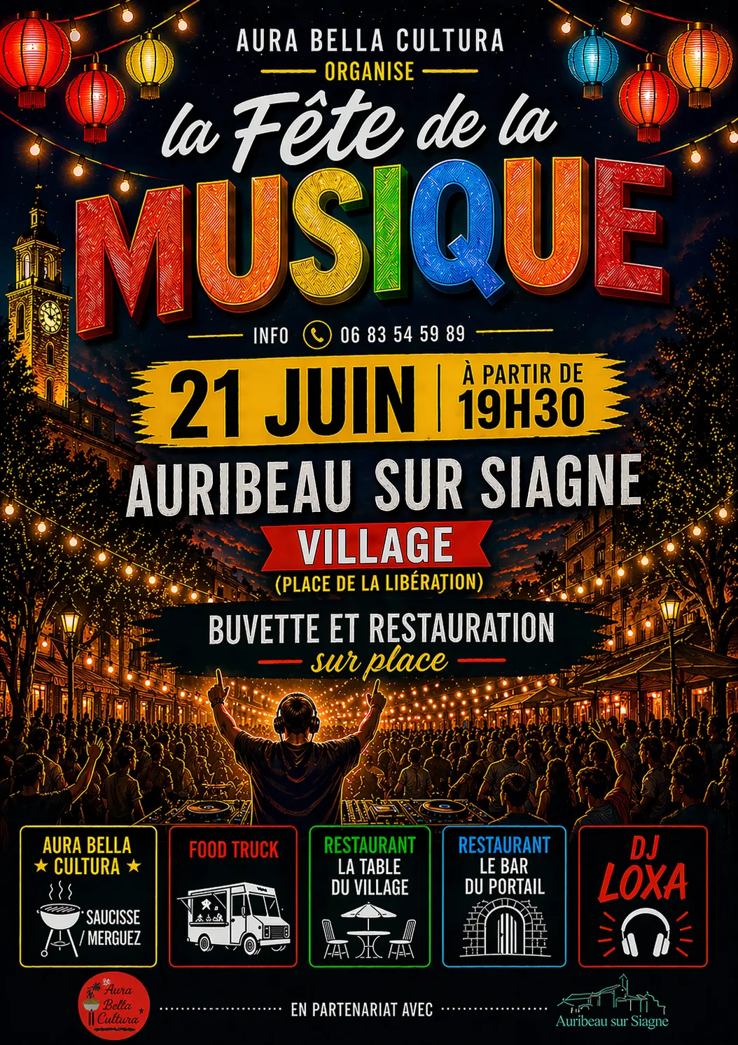 Fête de la musique à Auribeau-sur-Siagne