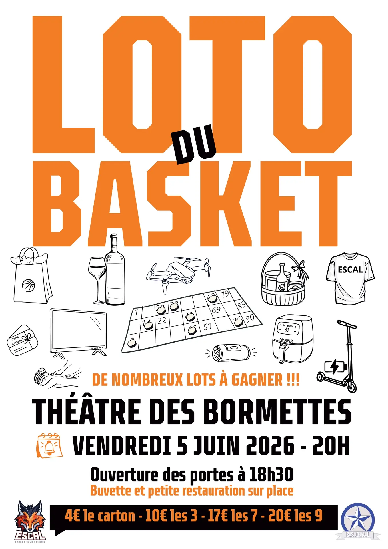 Loto de l'ESCAL Basket