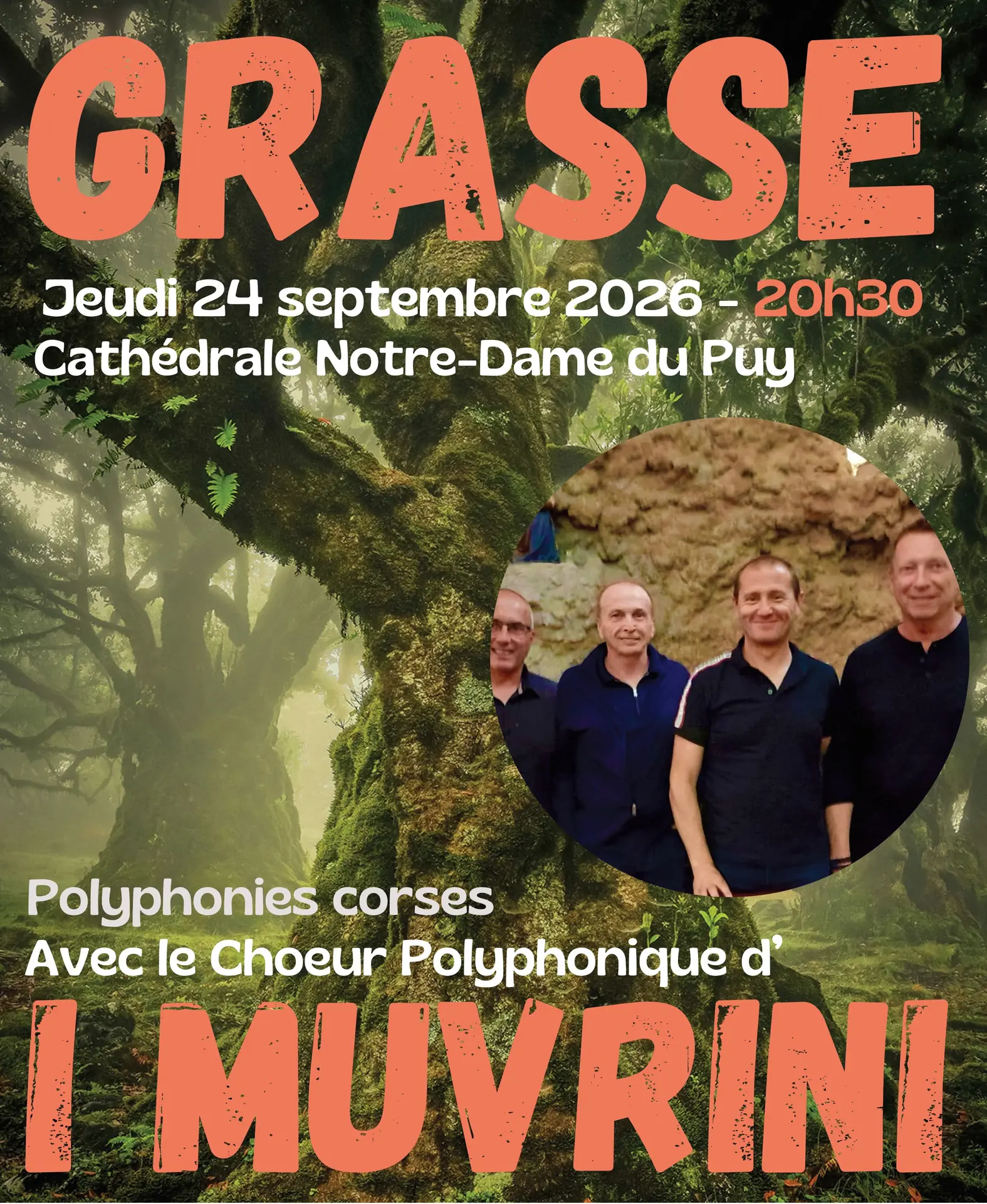 Polyphonies Corses avec le choeur polyphonique d'I Muvrini