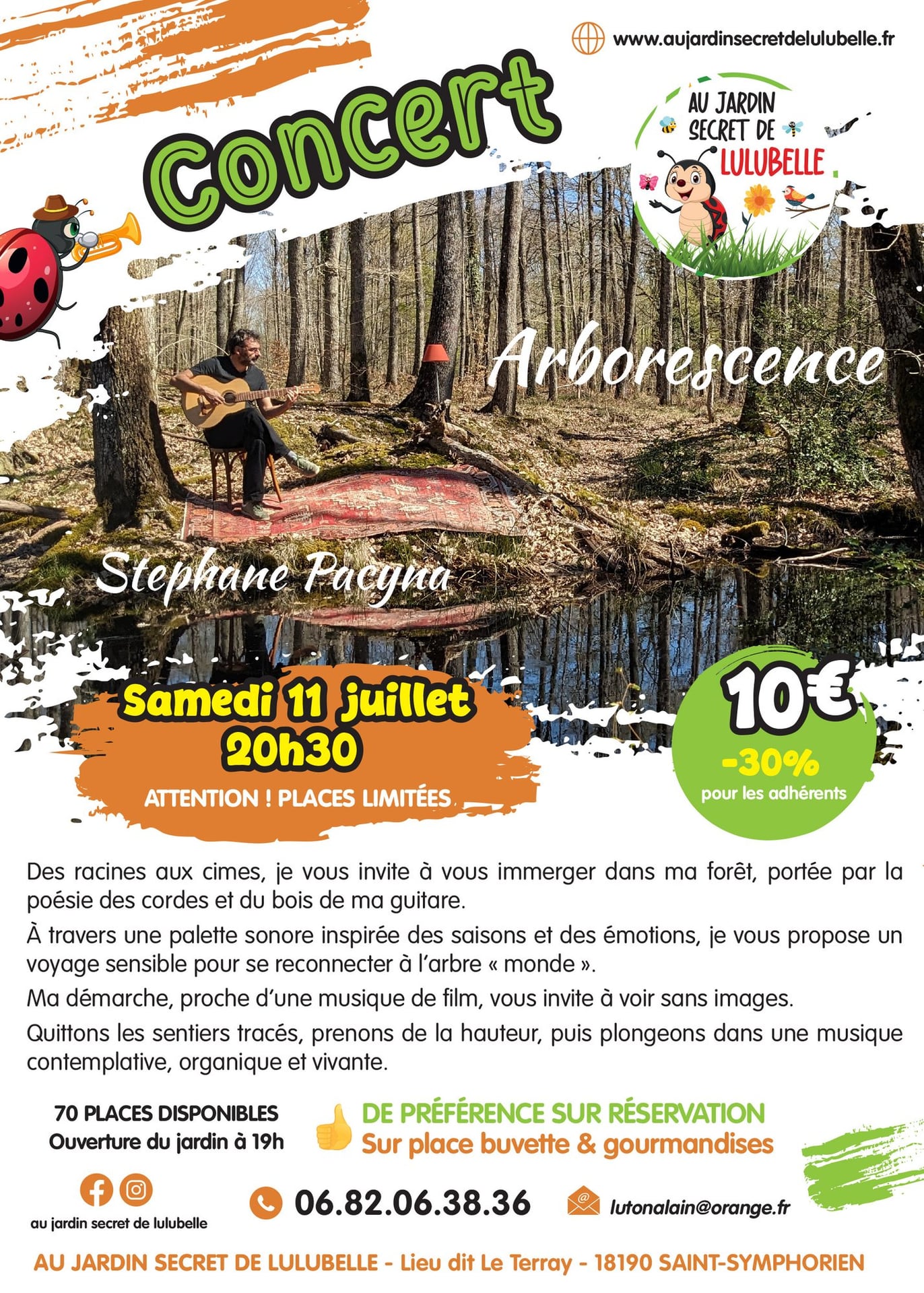 Concert "Arborescence" par Stéphane Pacyna