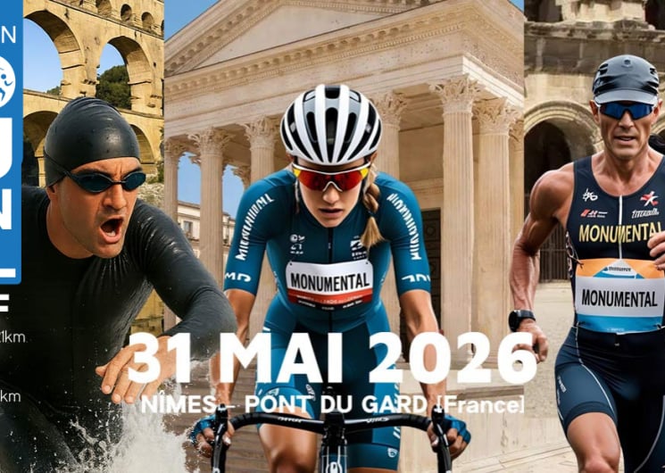 Triathlon Monumental Nîmes Pont du Gard