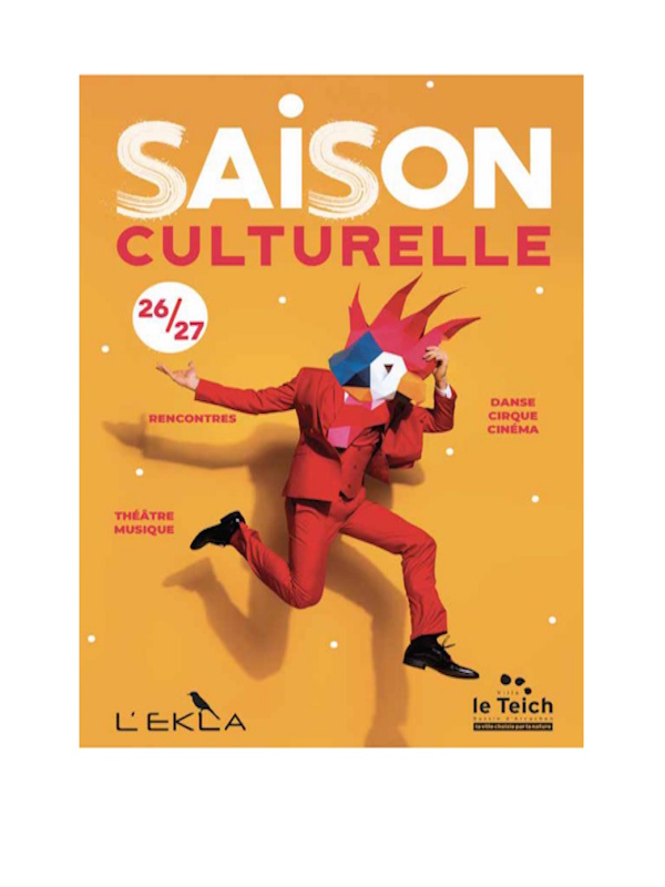 Ouverture de la saison culturelle  2026/2027 à l'Ekla.