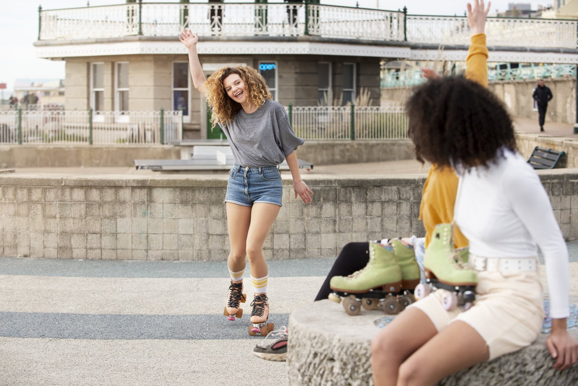 Stage roue rouge urbain