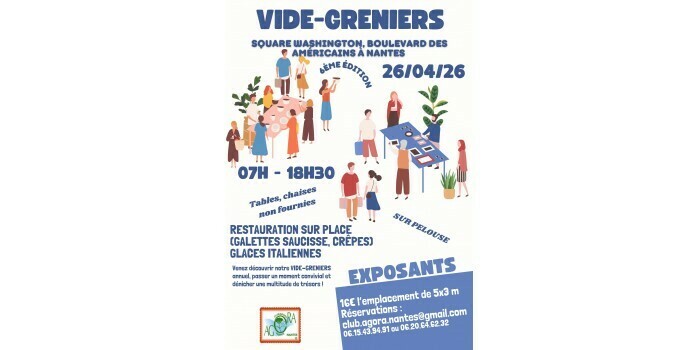 Vide-greniers caritatif du Club Agora - Square Washington