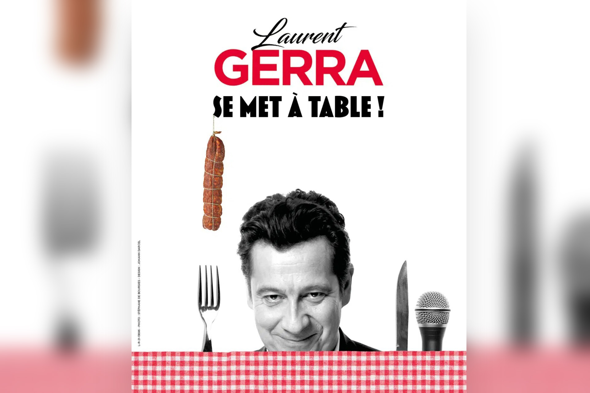 Spectacle : Laurent Gerra se met à table