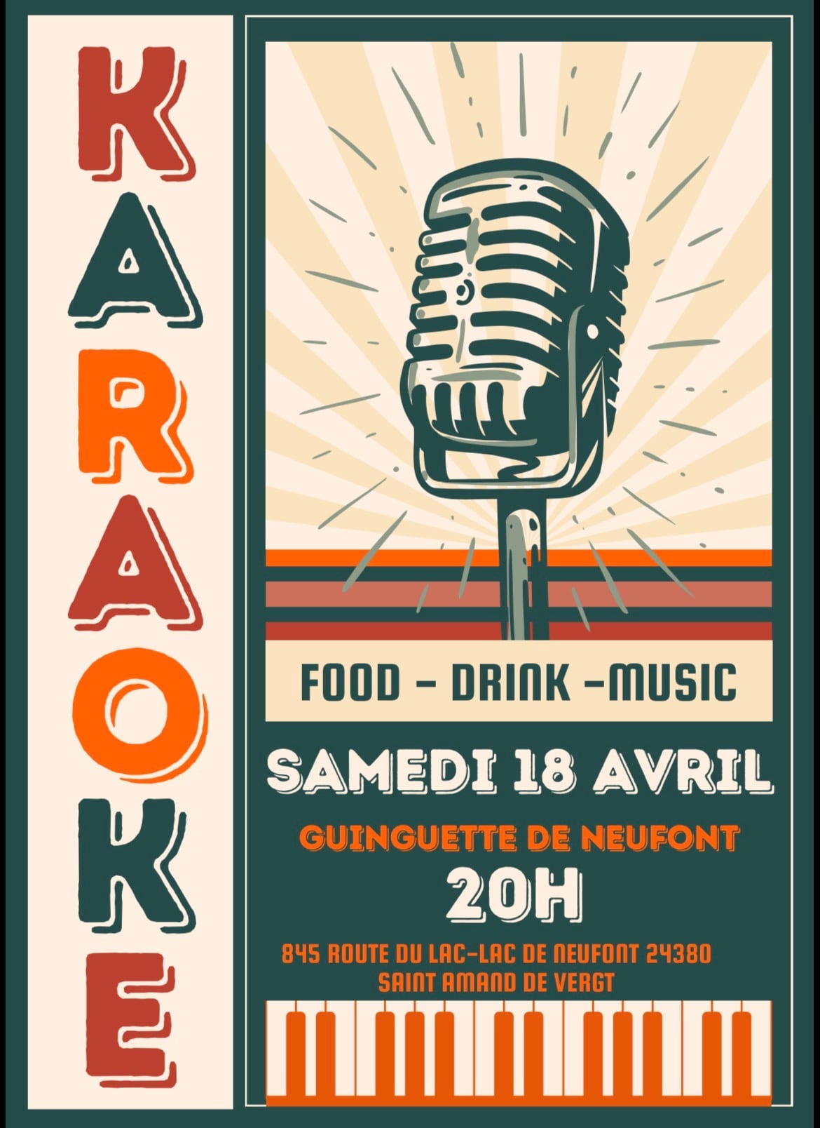 Karaoké - la guinguette de Neufont