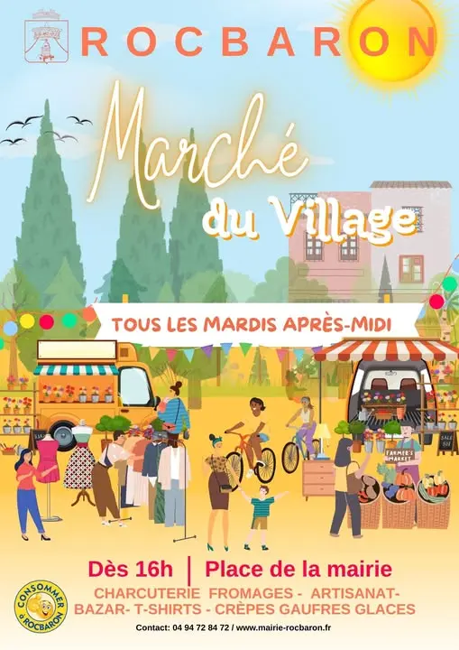 Marché du mardi (5 exposants)