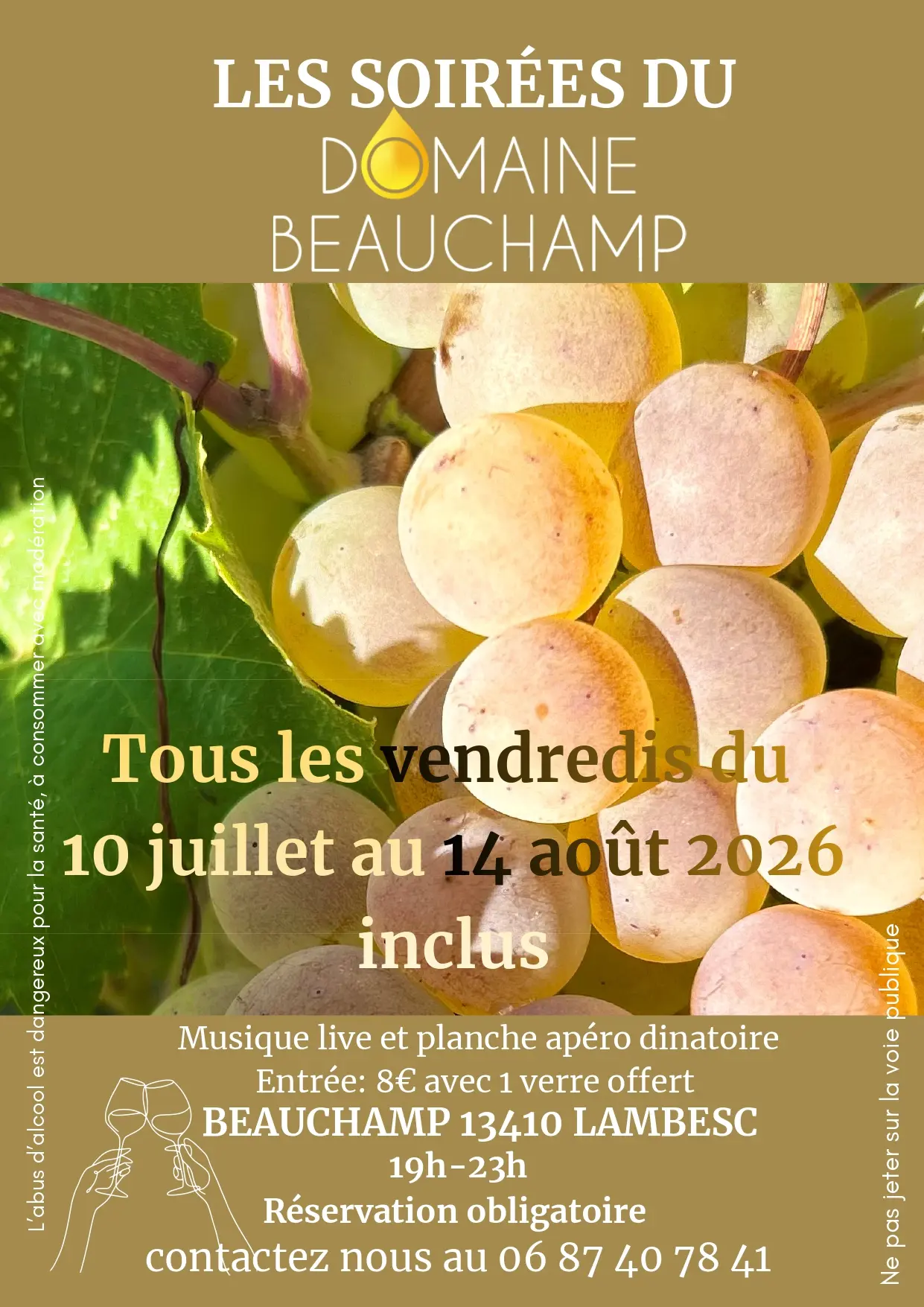 Les soirées du Domaine Beauchamp