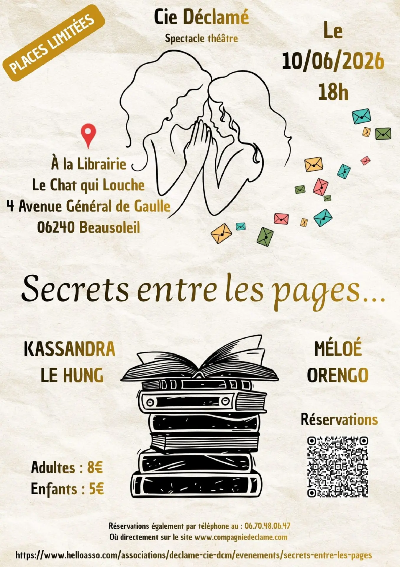 Secrets entre les pages...