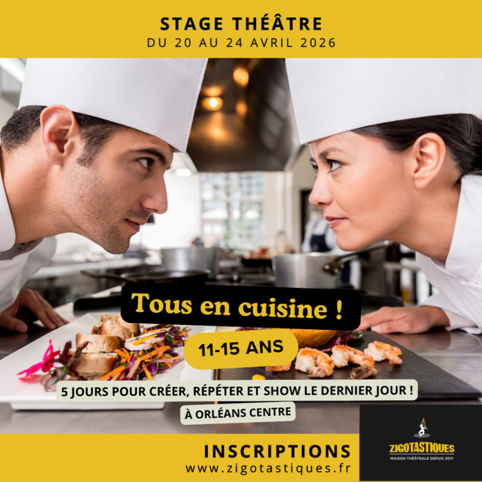 Stage de théâtre 11-15 ans : Tous en cuisine !