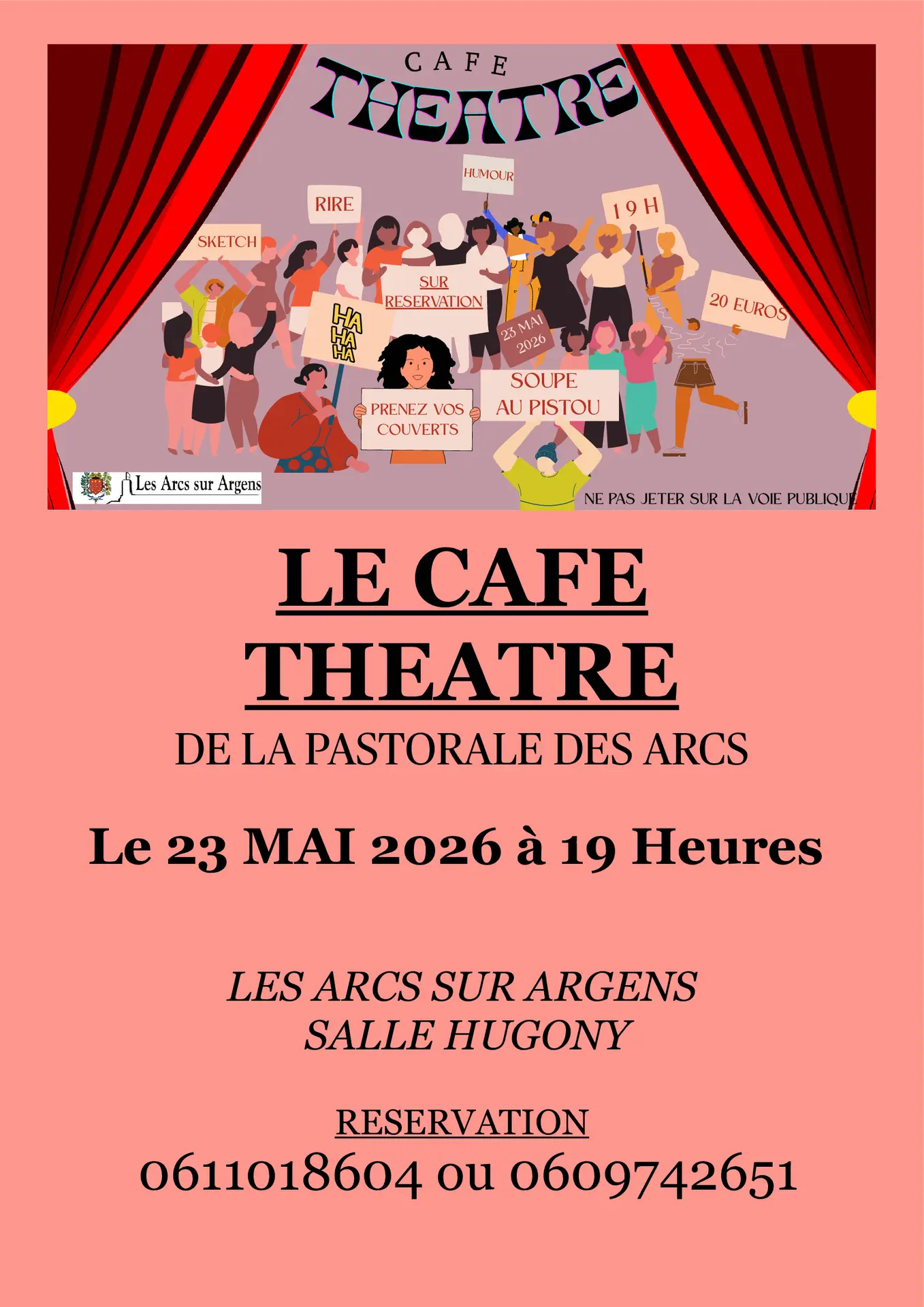 Café théatre de la pastorale des Arcs