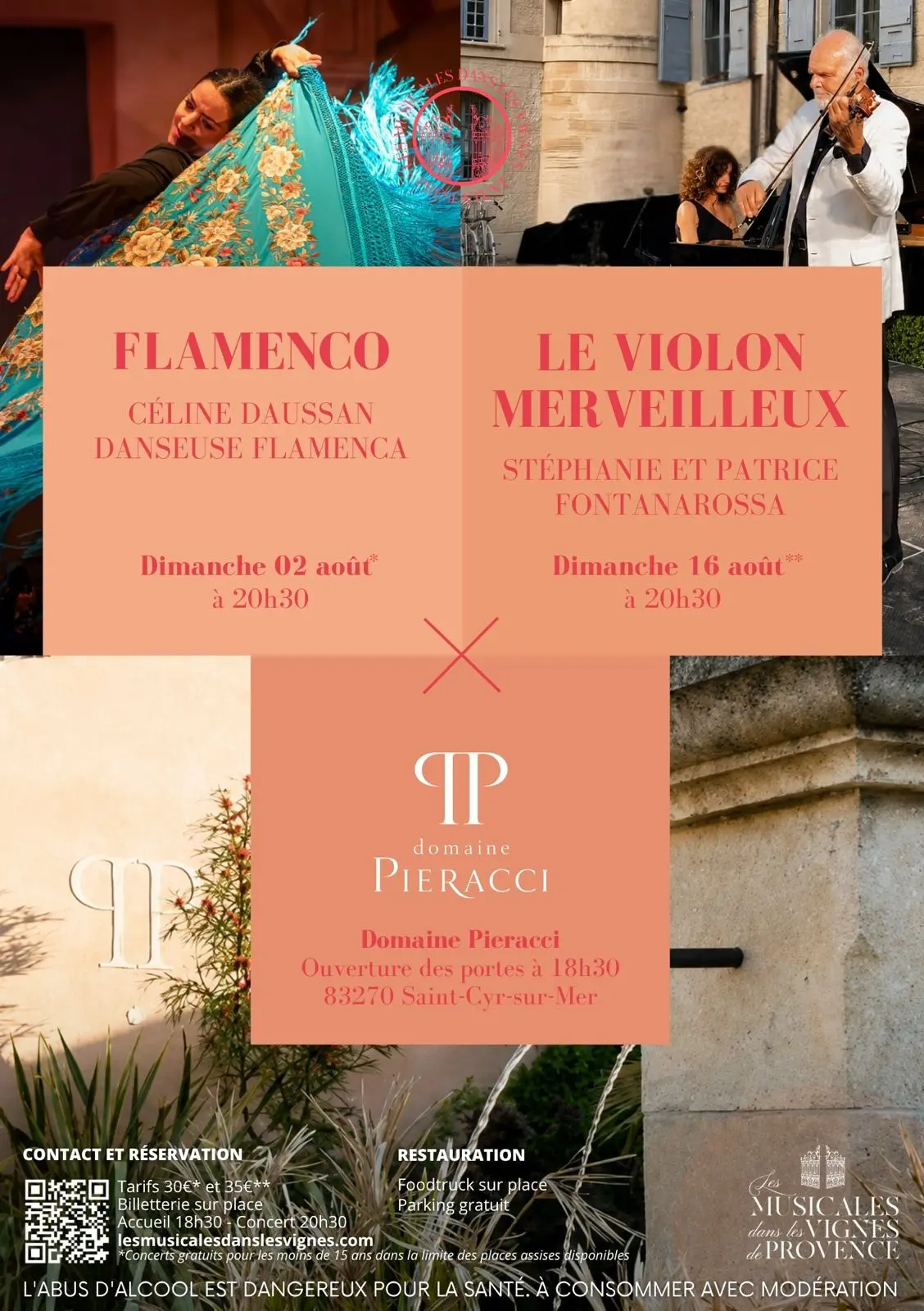 Les musicales dans les vignes de Provence au domaine Pieracci