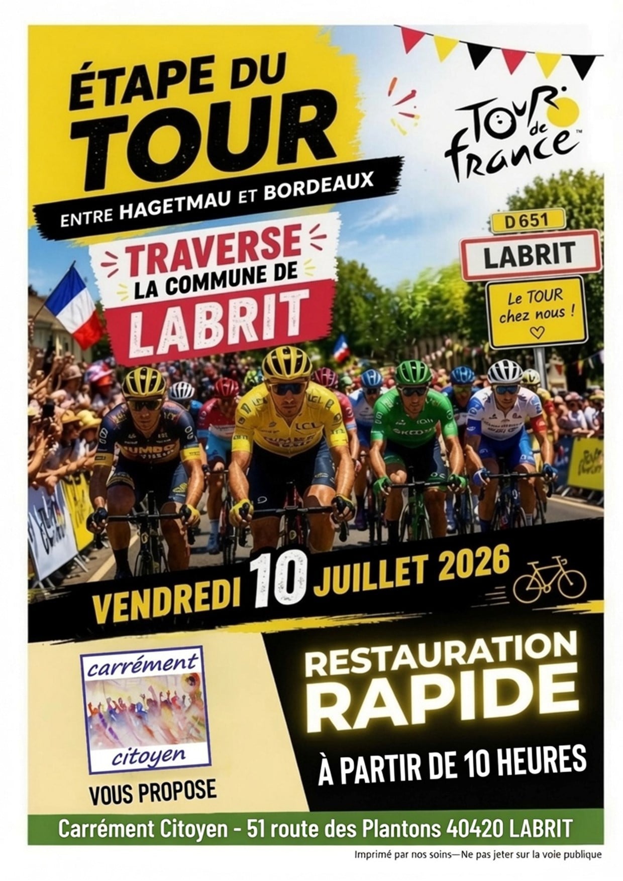 RESTAURATION RAPIDE - TOUR DE FRANCE