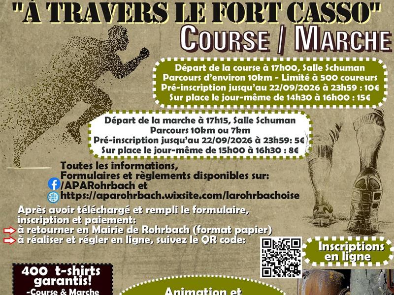 La Rohrbachoise, à travers le Fort Casso