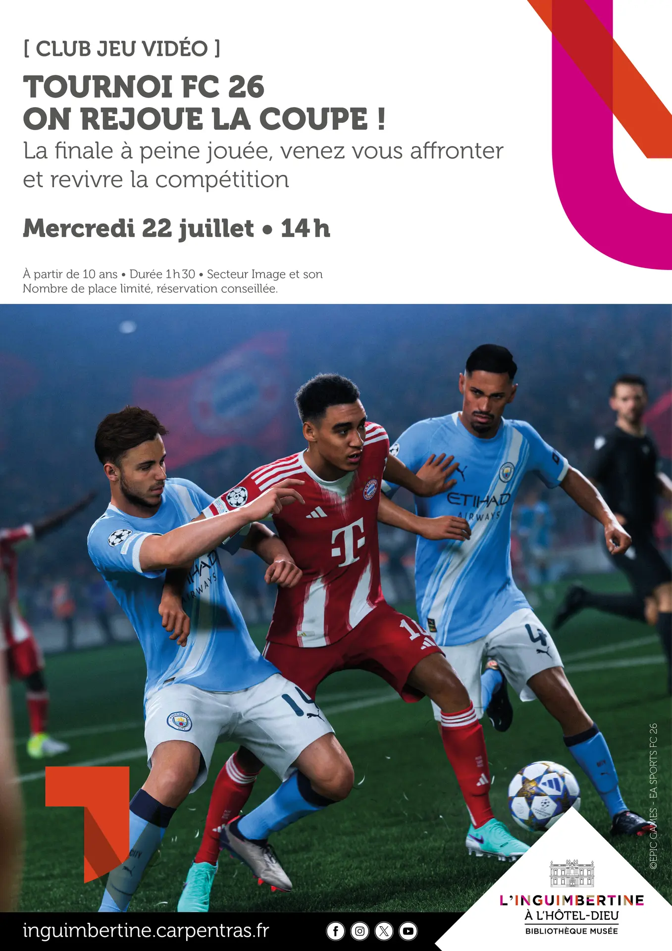 Club jeux vidéos : Tournoi FC 26 - on rejoue la coupe !