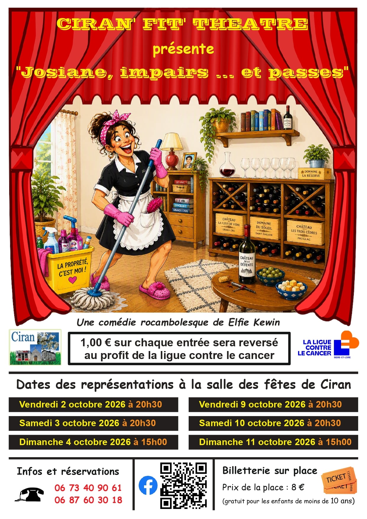 Théâtre : JOSIANE, Impairs.....et passes