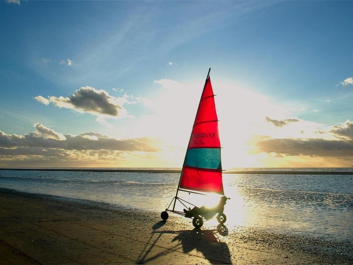Nocturne en char à voile