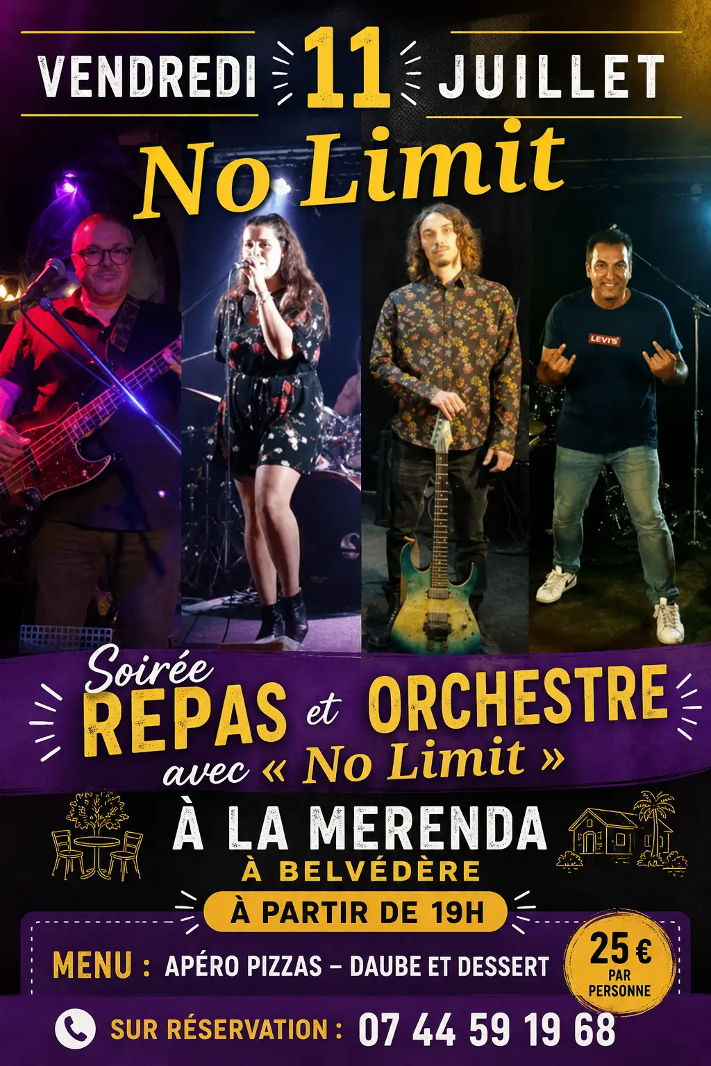 Soirée Orchestre à la Merenda