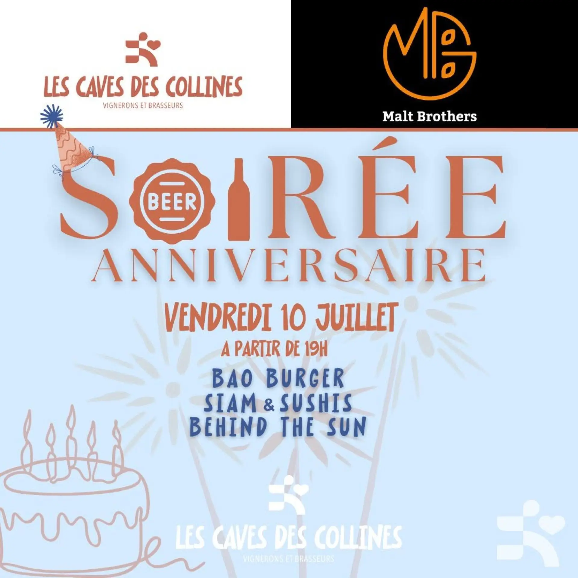 Soirée anniversaire - Les Caves des Collines
