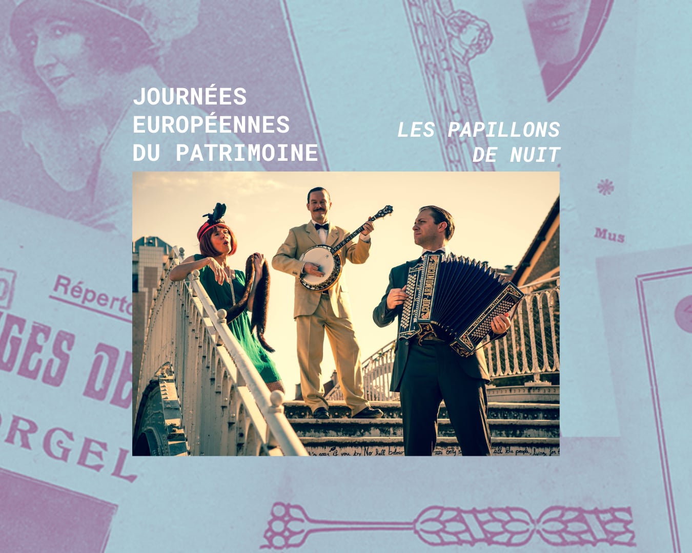 Cité de l'accordéon et du patrimoine / Journée du patrimoine : Concert : Les Papillons de Nuit