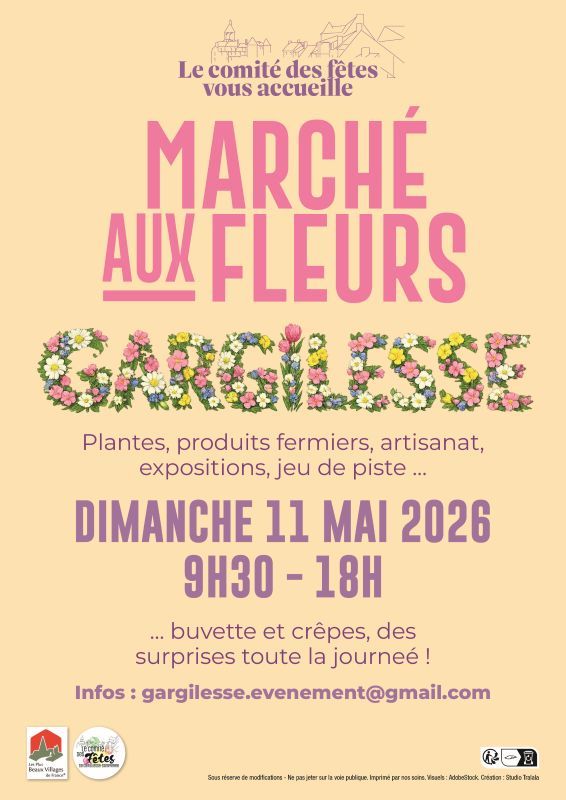 Marché aux fleurs et aux produits fermiers