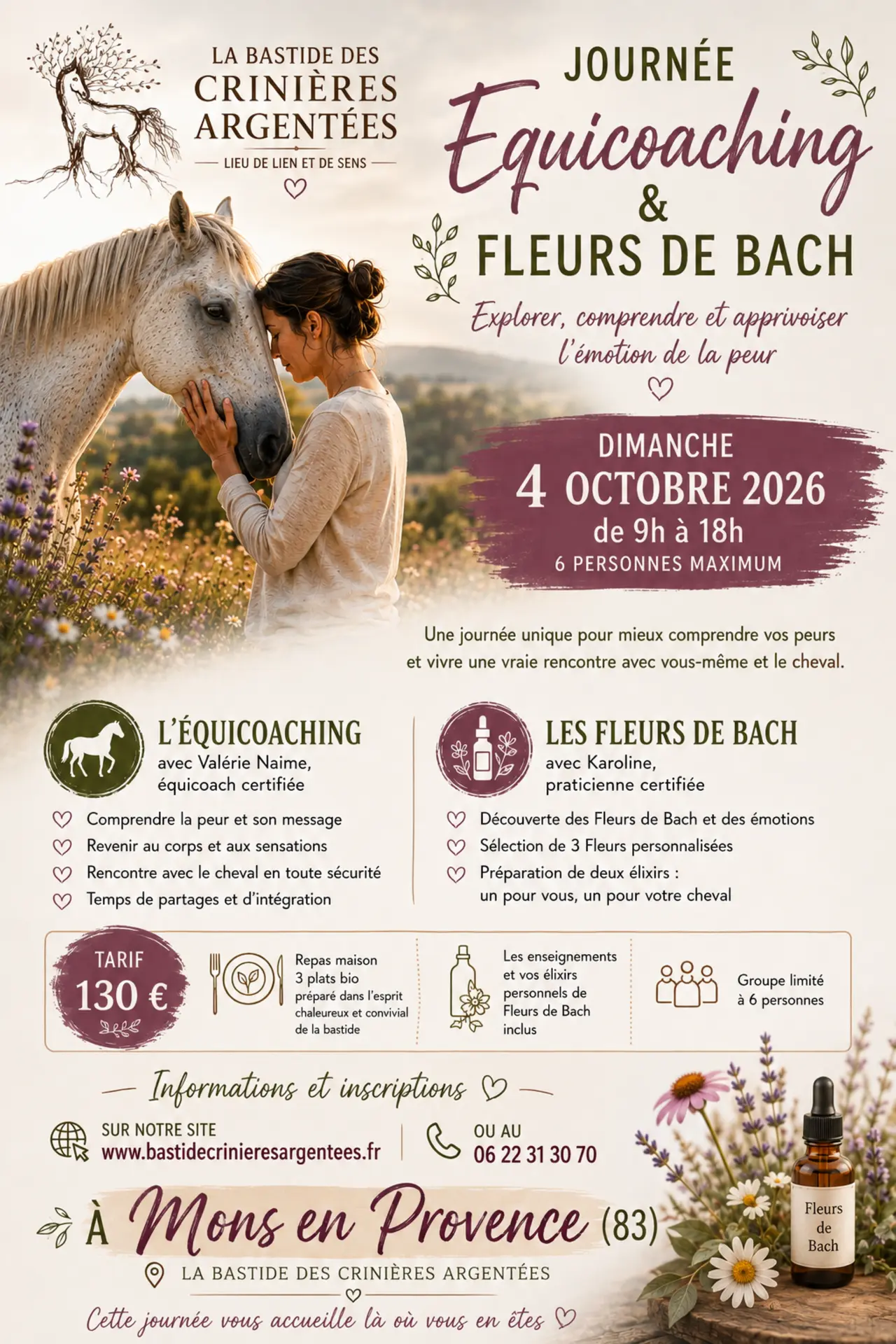 Journée Equicoaching et fleurs de Bach