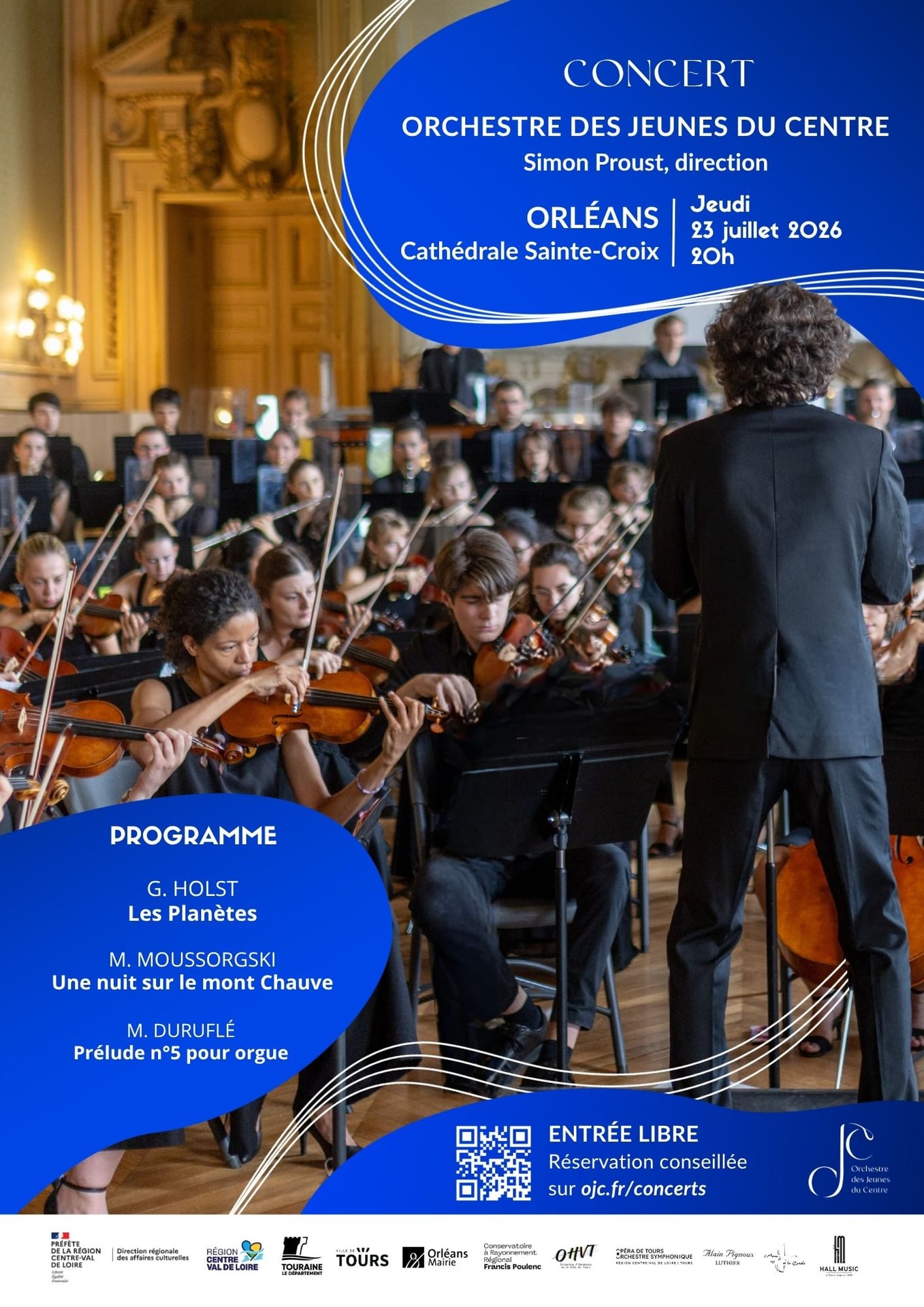 Concert de l'Orchestre des Jeunes du Centre