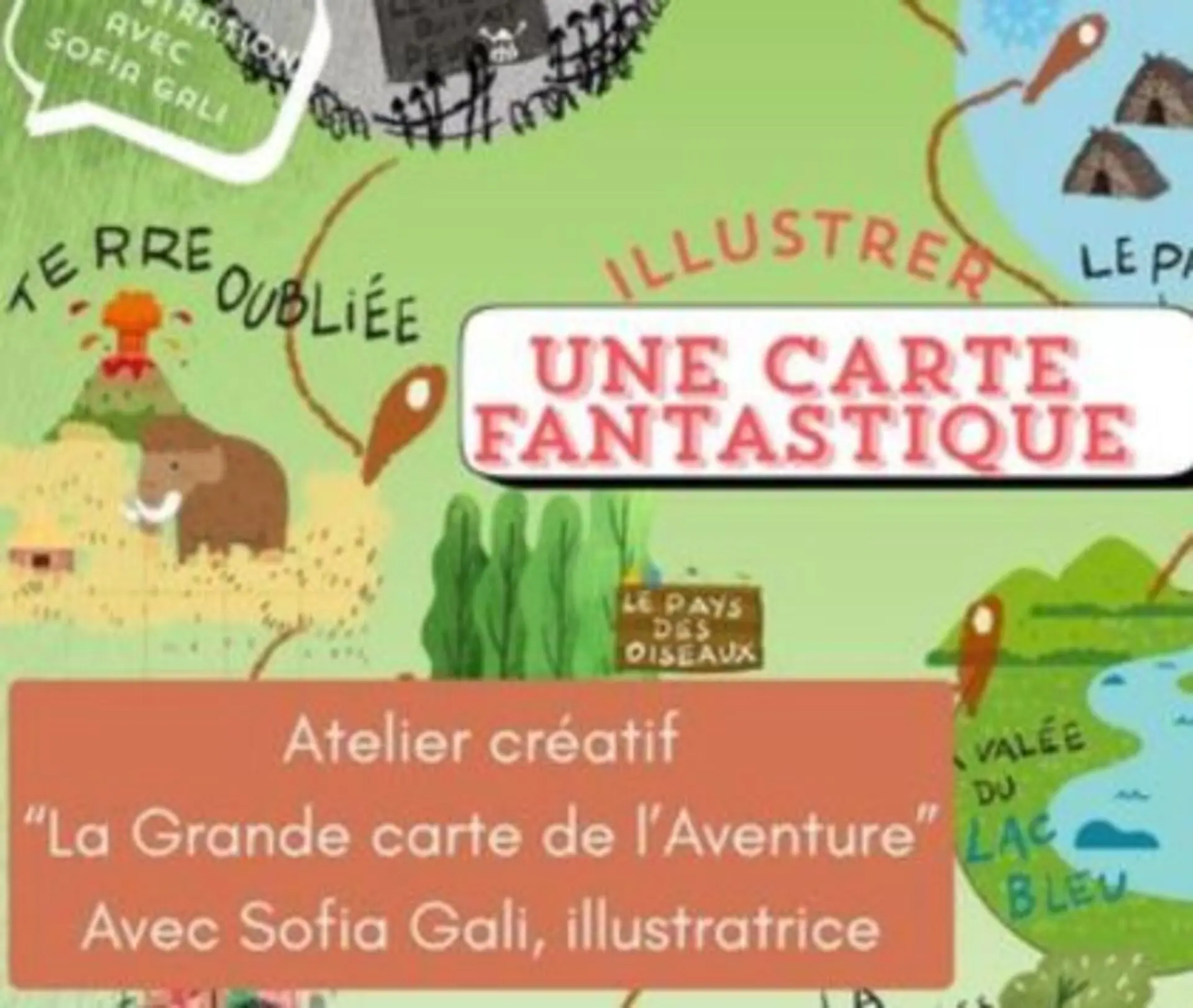 La grande carte de l'aventure  Atelier créatif