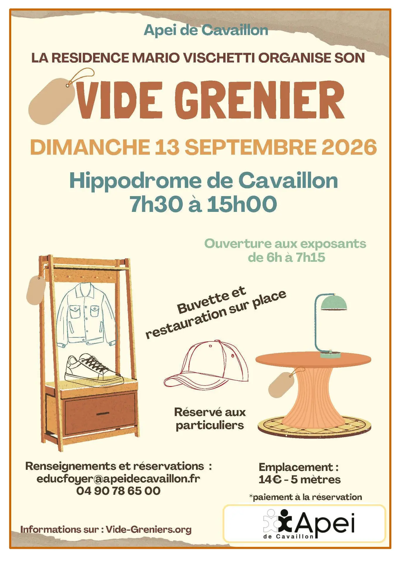 Grand vide grenier de la Résidence Mario Vischetti