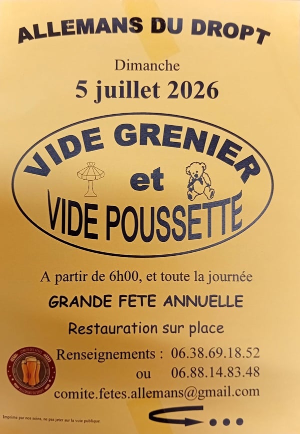Vide-greniers de la fête du village