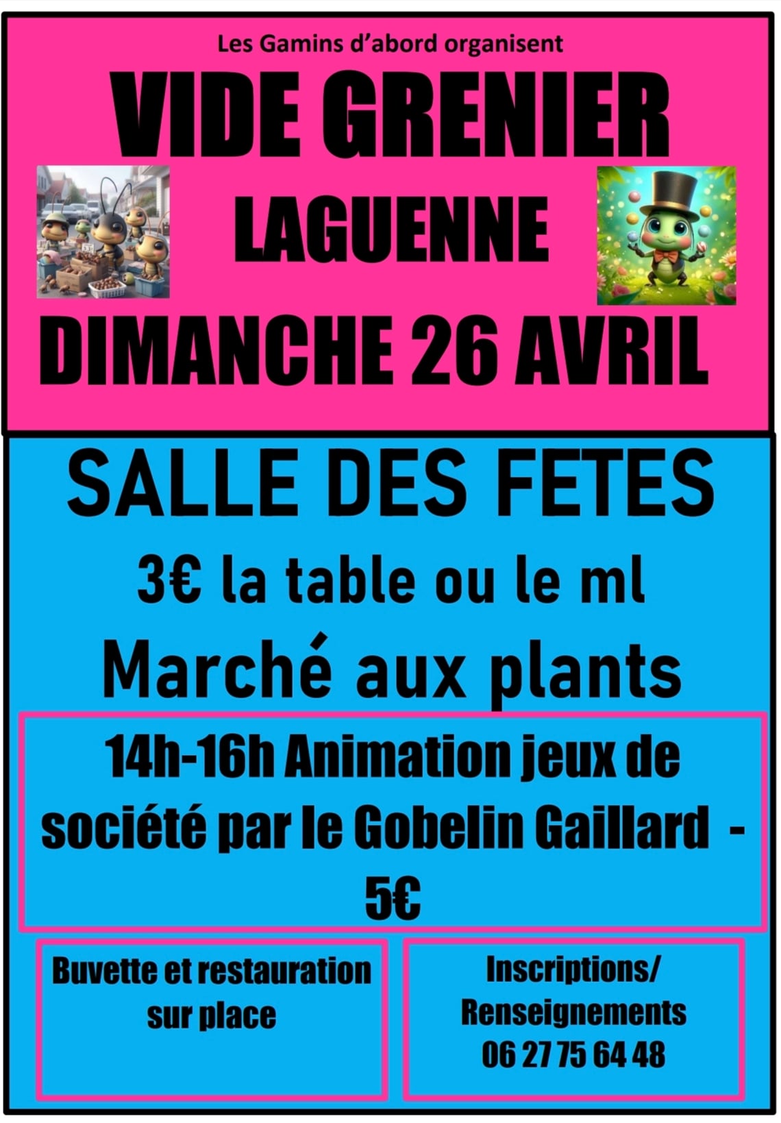 Vide grenier et Foire aux plans