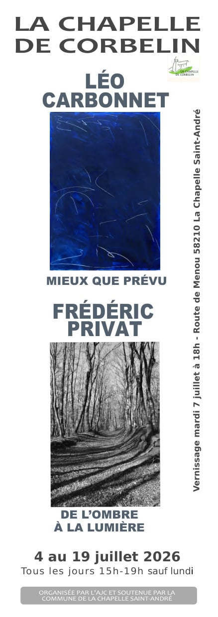 Exposition Léo Carbonnel / Frédéric Privat