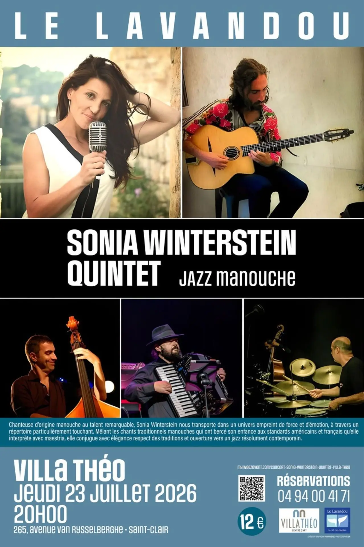 Soirée Jazz à la villa Théo