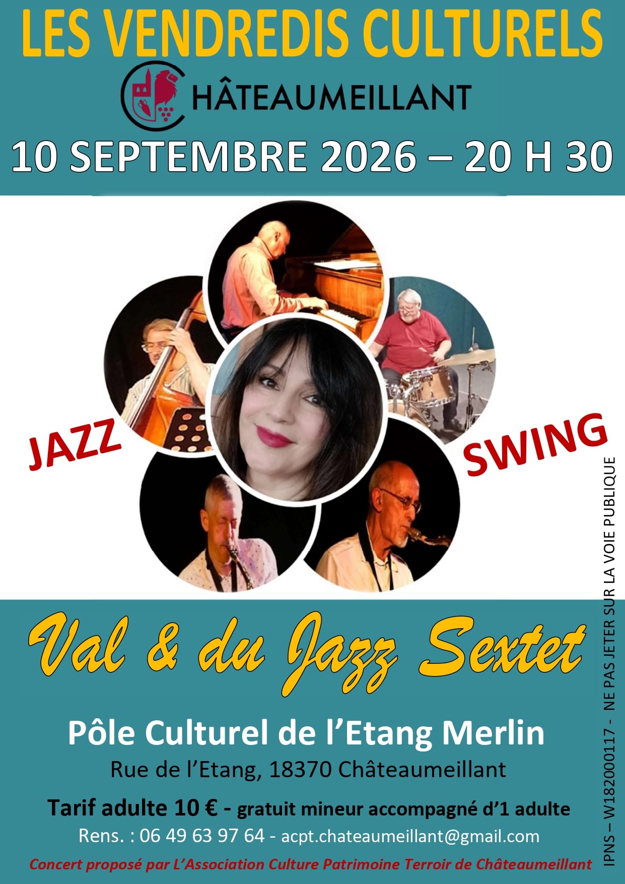 Vendredi culturels :Concert Jazz swing